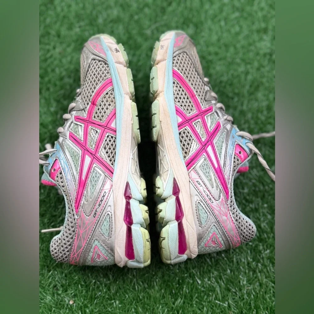 Asics Women’s Pink and Tan‎ Athletic Shoes for Performance Size 5.5